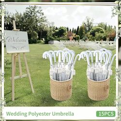 15-Pack Wedding Umbrellas,