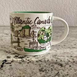 Starbucks Atlantic Canada Coffee Mug Cup Been There Series 14 Oz RARE