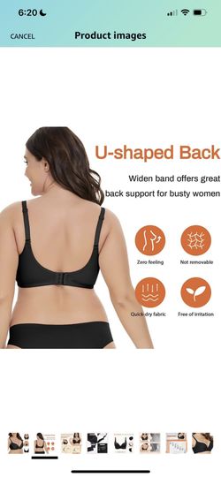 SYMUNTIE Comfortable Push up Bras for Women Full Coverage