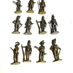 11 European Miniature Soldiers
