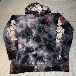 Civil Regime white rose hoodie “blessed ashes”