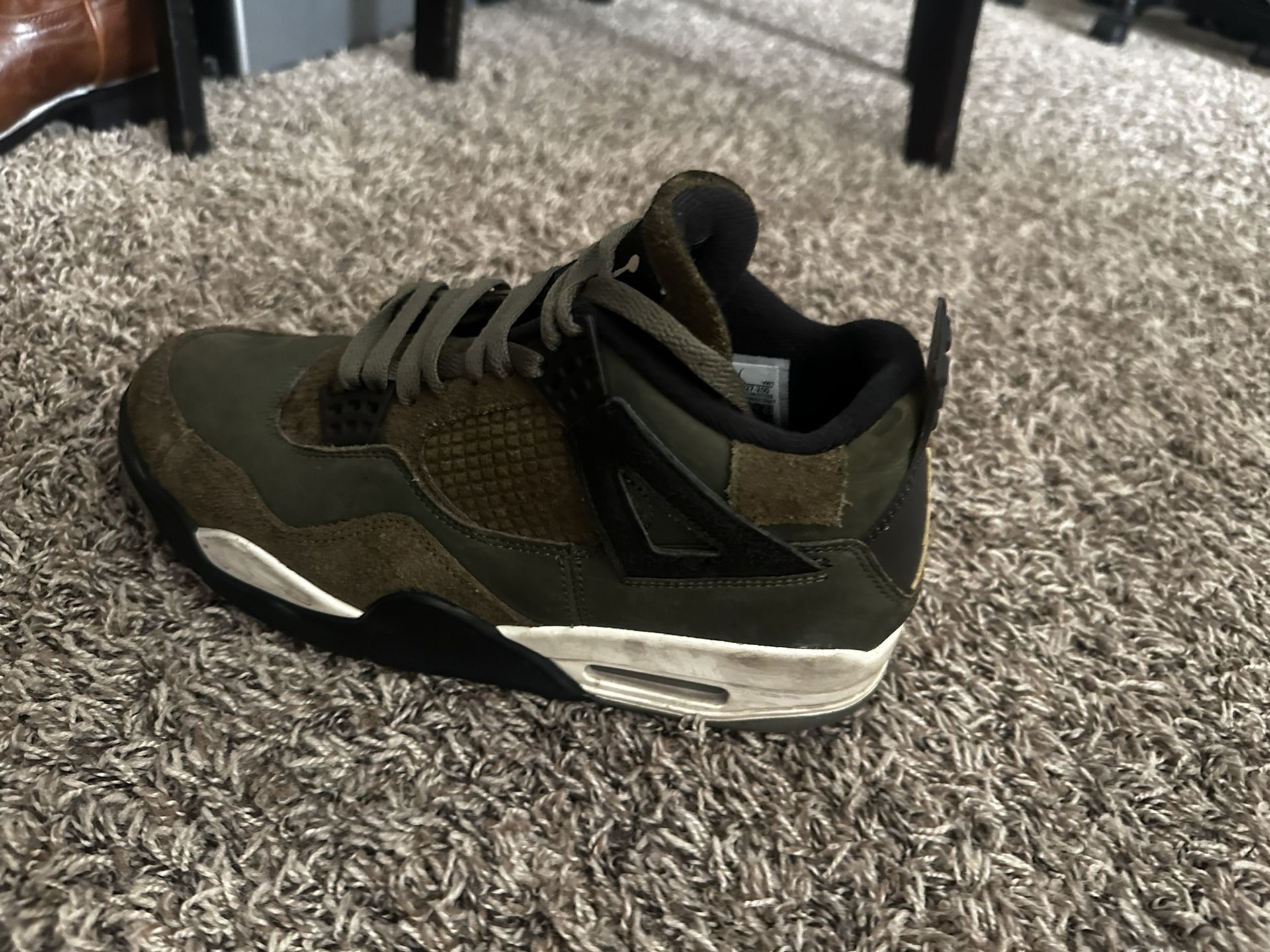 jordan 4 retro fear & retro se olive green craft