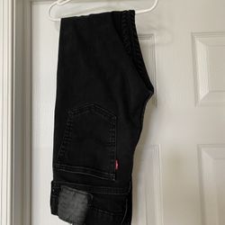 Levi’s 510 Black Jeans, Size 28/32, Worn Twice, Paid $50, Asking $20