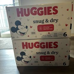 Huggies Diapers (size 6)