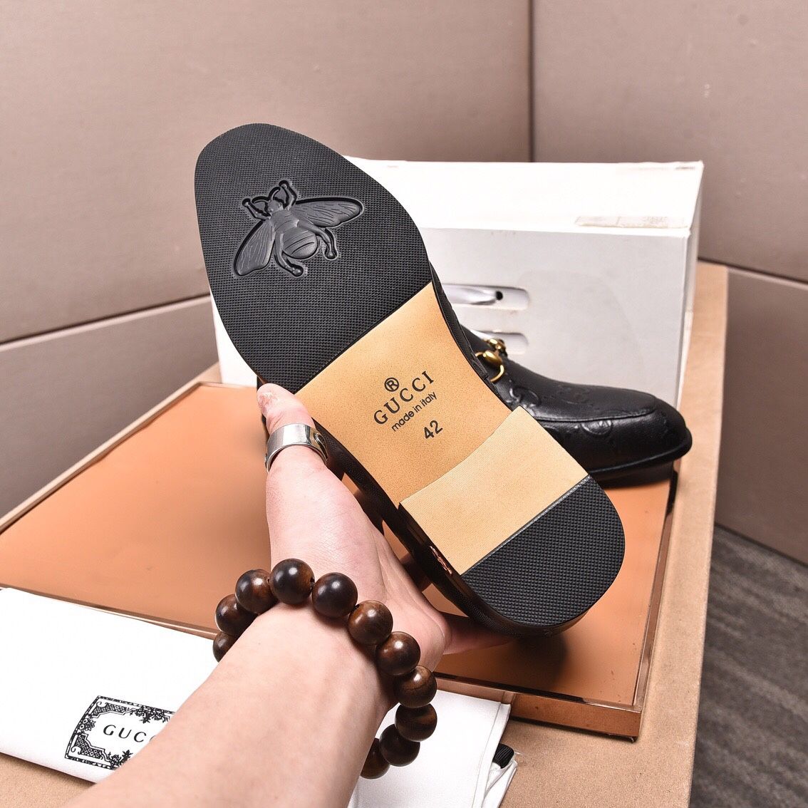 GG Men’s Leather Shoes With Box 2026 New