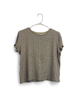 Croft & Barrow Lemon Graphic Tee Size Medium Casual Summer T-Shirt