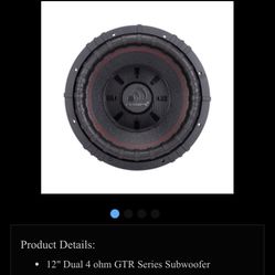 2 12 Subwoofers Massive gTR124