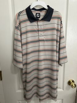 Mens Footjoy Golf Polo Shirt Size Large