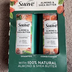 Suave ALMOND & SHEA BUTTER Conditioner And Shampoo 