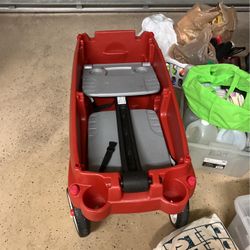 Red Kids Wagon