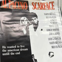 Original Italian Scarface Movie Poster - I.G.E. Roma - Vintage 