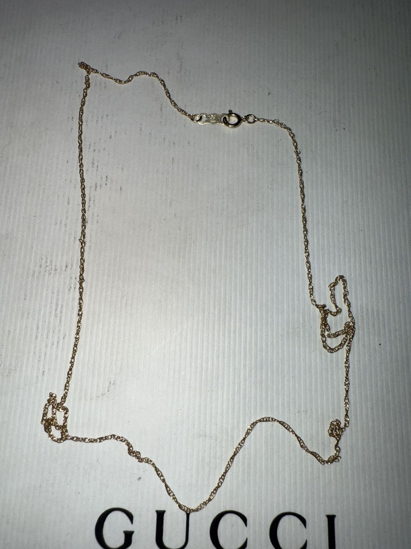 14k Yellow Gold 18” Chain