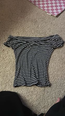 Black and white striped shirt