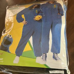 Adult (Sm-Med) Halloween Costume Cookie Monster