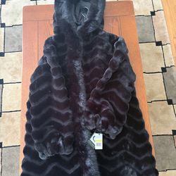 Black Fur coat