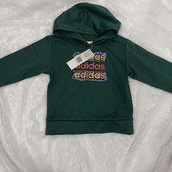 NEW Adidas Hoodie 3T Boys – Green NWT