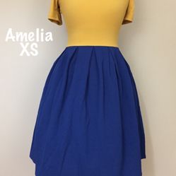 XS LuLaRoe Amelia Dress