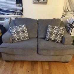 Gray Love Seat