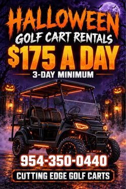 Golf cart Halloween rental