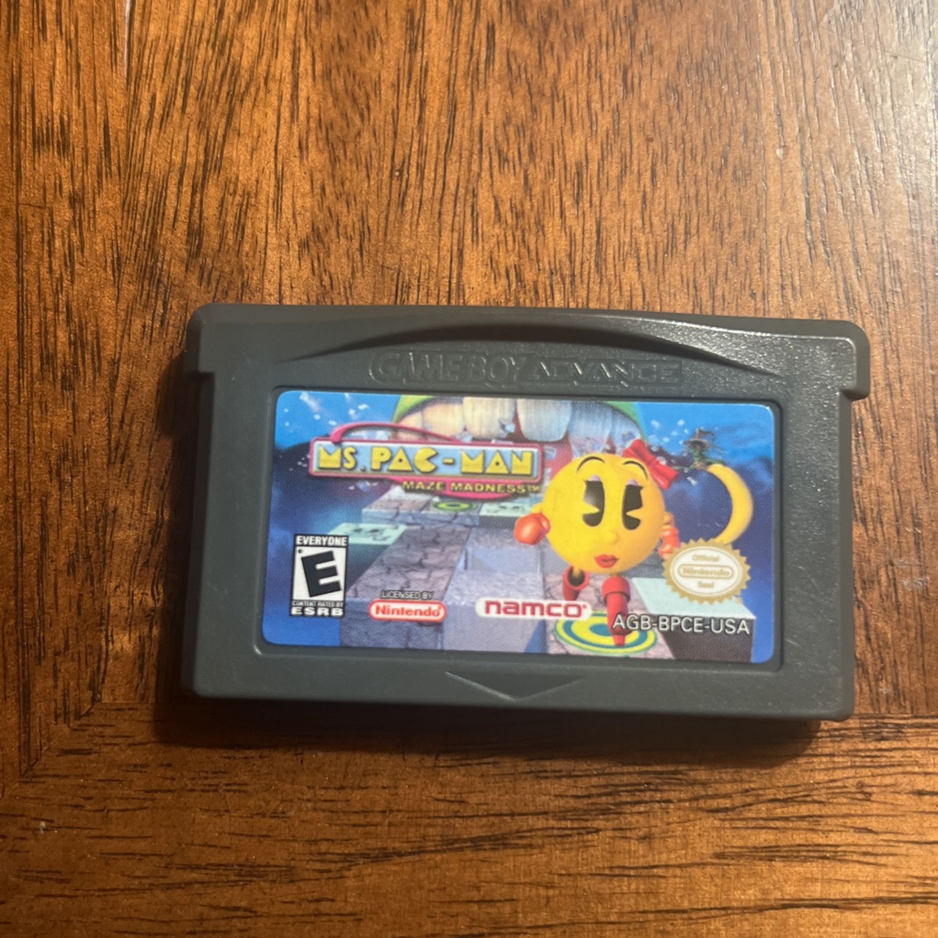 Game Boy Advance- Ms PAC-Man 