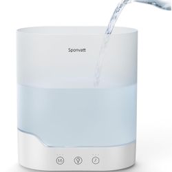 Humidifiers for Bedroom,2.5L Top Fill Cool Mist Humidifiers,with Oil Diffuser and Nightlight,28dB Baby Quiet Ultrasonic Humidifiers,for Large Room,Hom