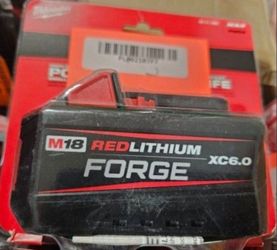 Milwaukee M18 Red Lithium Red Forge 6.0 AH Battery Pack