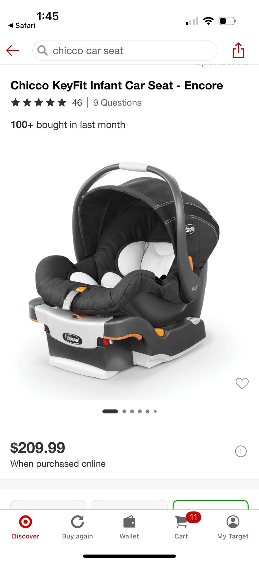 Chicco Infant Seat