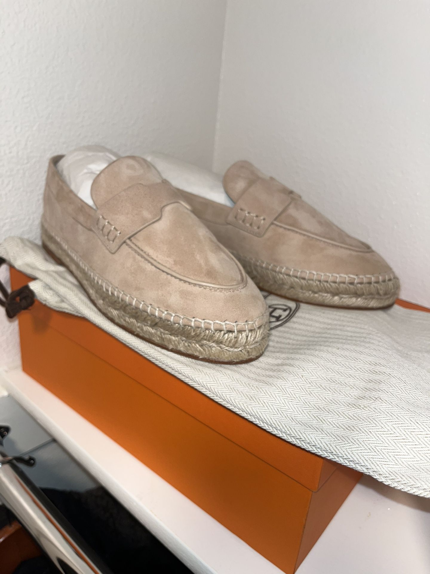 Hermes Trip espadrille Size 7 New In Box