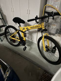 Folding Bike yellow