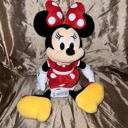 Disney parks Minnie Mouse Plush Genuine Original authentic Large plush stuffed a