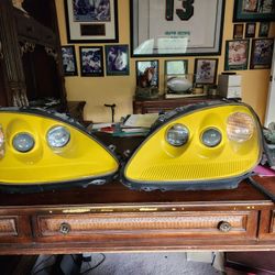 2007 Corvette Headlights Competition Yellow