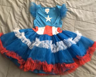 Captain America tutu dress costume