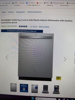 New GE Dishwasher