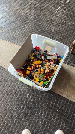 Tub of Legos.