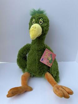 Kohl's Cares for Kids Dr. Seuss OH SAY CAN YOU SAY Plush Stuffed Green Bird