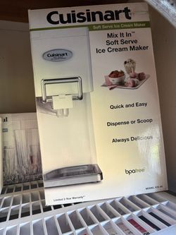 Cuisinart ice cream maker