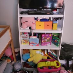 Kids Kraft Bookcase And Standing Entertainment Center
