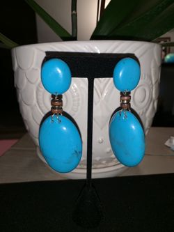 Bold Turquoise Earrings
