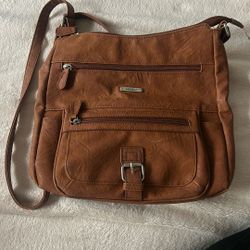 Brown crossbody bag