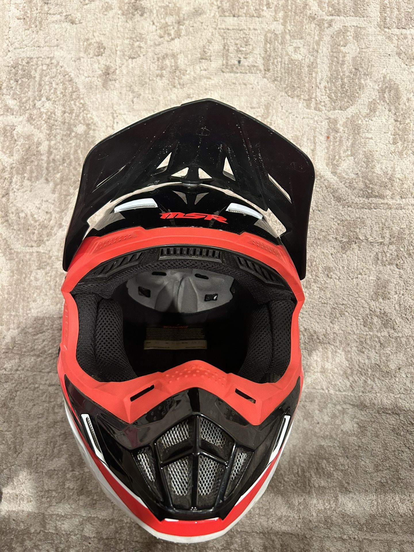 msr dirt bike helmet small in mens