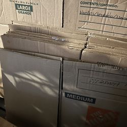 Moving Boxes, Bubble Wrap, Packing Supplies, Labels (jar Not Included) Tape Gun. 