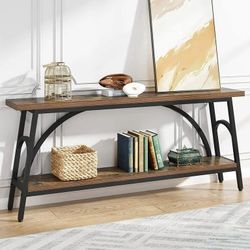 New Extra Long Console Table 70.8 Inch Narrow Sofa Tables Entryway Table