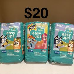 Pampers Easy Ups Training Pants 5T/6T (3 Packs) 