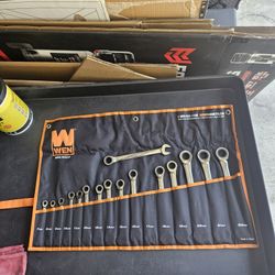 Wen Metric Ratcheting Wrench Set..