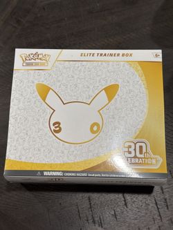 Pokémon TCG 30th Celebration Elite Trainer Box – Sealed ETB (x3 Available)