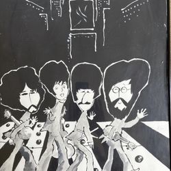 The Beatles Pop Art Painting 