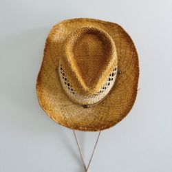 Straw Western Pinch Cowboy Hat