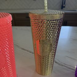 Starbucks Gold Studded Tumbler 