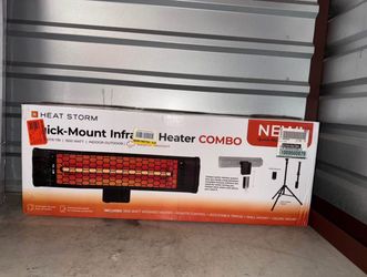 Heat Storm Quick Mount Infrared Heater Combo 