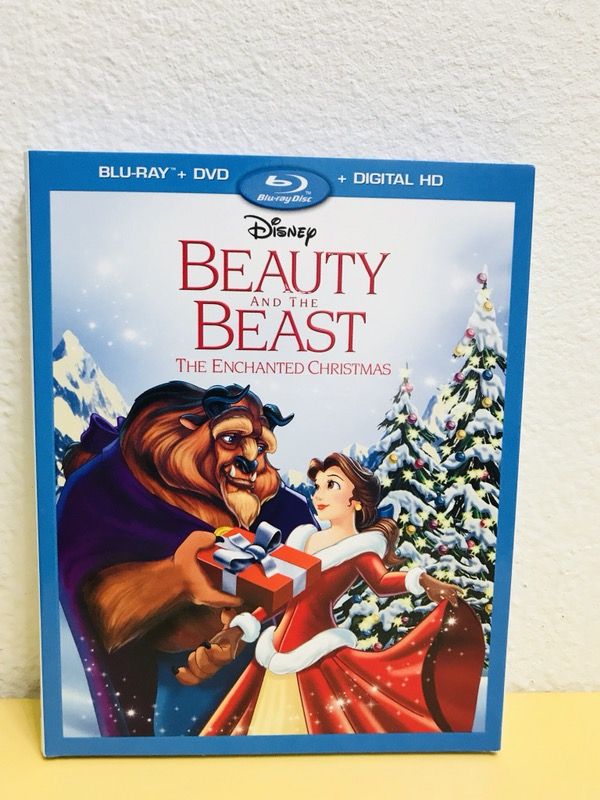 Disney Beauty and The Beast the Enchanted Christmas Brand New Blu-ray + DVD + Digital HD